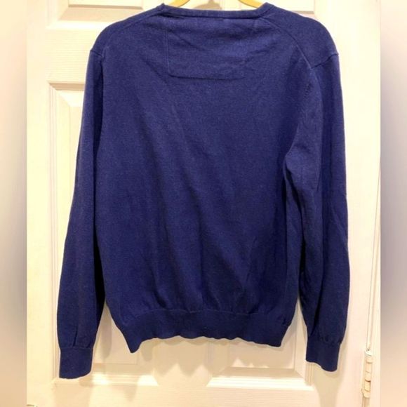 CLEARANCE Hickey Freeman Crewneck Sweater, sz M, Men's, Navy Blue - Picture 3 of 3